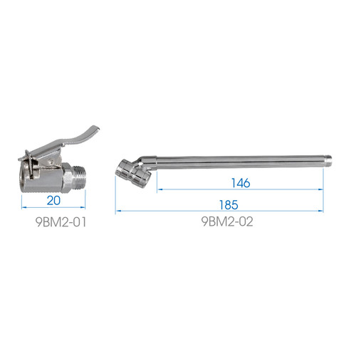 INFLATOR-160PSI 2.5" INDICATOR (NPT) 3 IN 1 -KING TONY- 09BM2111