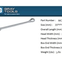 Kunci Ring Pas - WRENCH COMBO 35MM 12 PT SATIN Gray Tools MC35