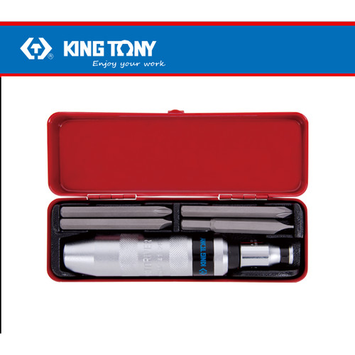 04111FR - KUNCI KETOK - 6PC.1/2"DR.IMPACT DRIVER SET CHROME KING TONY