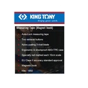METERAN - 5M X 19mm MEASURING TAPE MAGNETIC HOOK KING TONY