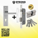 Handle pintu set kunci / Handle set STRONG lengkap LHP AI S2012