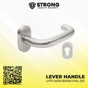 Handle Pintu aluminium Gagang Pintu Strong LHTR 24030 OVAL SSS