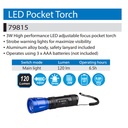 Senter 3 Watt/LED Torch 3 Watt - King Tony 79815