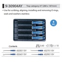 CARA HOSE & PICK SET MURAH 4PC.HOOK & PICK SET- KING TONY - 09-30904AY