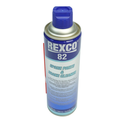 REXCO 82 SPARE PART & BRAKE CLEANER 500 ML/ 395 G/ 16.9 FL OZ