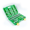 TEKIRO 1/2" DR. SOCKET SET 6 PT (TB PLASTIK) (SM) 32 PCS