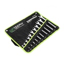 TEKIRO KUNCI RING PAS SET 5/16 INCH - 1 INCH SAE 11 PCS