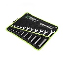 TEKIRO KUNCI RING PAS SET 5/16 INCH - 1 INCH SAE 11 PCS