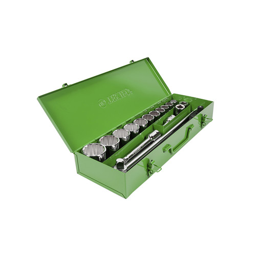 TEKIRO 3/4 INCH SOCKET SET 12 PT 19 - 50 MM 18 PCS /KUNCI SOCK SET