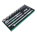 TEKIRO EVA 1/2 INCH SOCKET SET / TOOLS - ALAT PERKAKAS