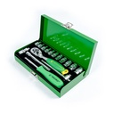 TEKIRO 1/4 INCH SOCKET SET 17 PCS /KUNCI SOCK SET / SOCKET SET / TOOL