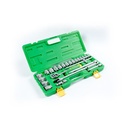 TEKIRO 1/2" DR. SET 6 PT 3/8"-1 1/4" SAE TB PLASTIK SM 24 PCS