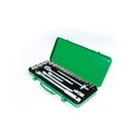 TEKIRO 1/2 INCH SOCKET SET 12 PT 3/8" - 1 1/4" SAE (SM) 24 PCS / TOOLS
