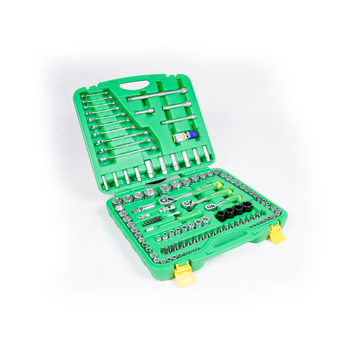 TEKIRO 1/4" - 3/8" - 1/2" DR. SOCKET SET 6 PT (SM) 120 PCS