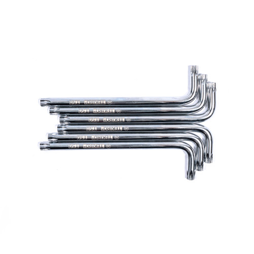 TEKIRO SET KUNCI L BINTANG T 20 PANJANG 6 PCS /KUNCI L BINTANG / TOOLS