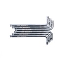 TEKIRO SET KUNCI L BINTANG T 20 PANJANG 6 PCS /KUNCI L BINTANG / TOOLS