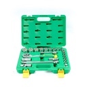 TEKIRO 1/2 INCH SOCKET SET 12 PT PLASTIK 22 PCS / KUNCI SOCK SET