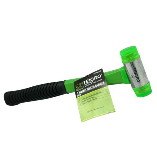 TEKIRO DOUBLE PLASTIC HAMMER 50 MM / PALU PASTIK
