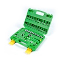 TEKIRO 1/4 INCH SOCKET SET PLASTIK 46 PCS /KUNCI SOCK SET
