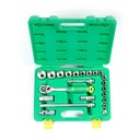 TEKIRO 1/2 INCH SOCKET SET 12 PT PLASTIK 22 PCS / KUNCI SOCK SET