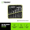 TEKIRO KUNCI RING SET 08 PCS /KUNCI RING SET / TOOLS - ALAT PERKAKAS