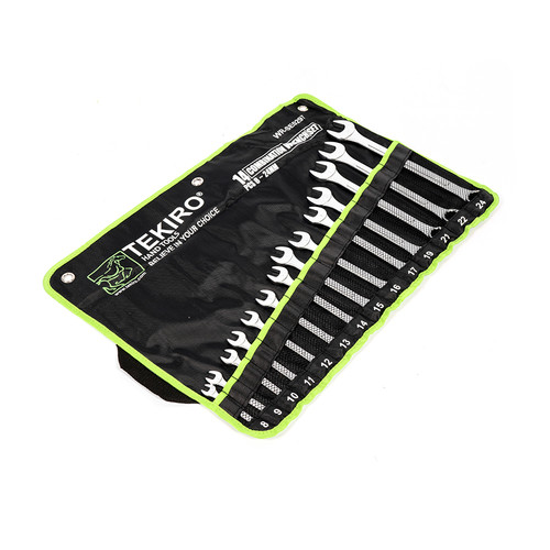 TEKIRO KUNCI RING PAS SET (8 - 24 MM) 14 PCS /KUNCI RINGPAS SET