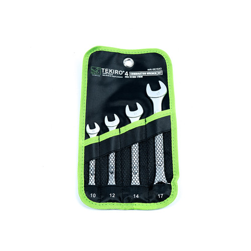 Tekiro Kunci Ring Pas Set 4 Pcs (Combination Wrench Set)