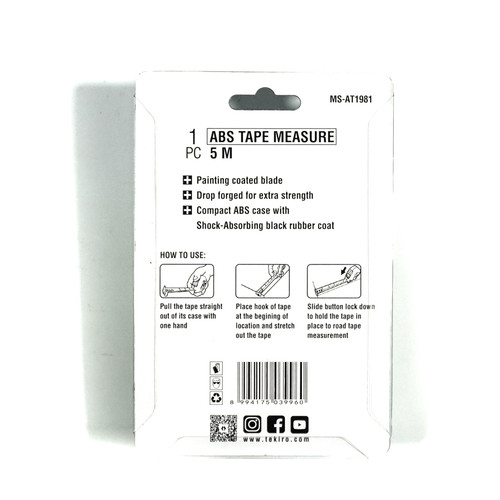 TEKIRO METERAN ABS 5 M / METERAN ROL / PERKAKAS - TOOLS