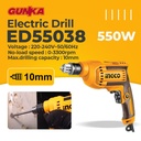 Electric Drill (10mm/550w) INGCO ED55038 Bor Tangan Listrik Mengebor Melubangi Papan Triplek Kayu Besi Plat
