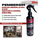 Engine Degreaser (250ml) MotoGlitz Cairan Pembersih Kerak Mesin Krengkes Kaki Oli Motor Mobil - Distributed by GUNKA