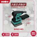 Rotary Orbital Sander (190 mm x 187mm) NRT-Pro 945HD Mesin Amplas Listrik Bulat Putar 5 Inch Inci