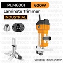 Laminate Trimmer (6mm 1/4") INGCO PLM6001 Mesin Mini Profil Router Edge Profiler Pembentuk Ukir Sudut Kayu