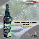 Rain Remover Hydrophobic (250ml) MotoGlitz Glass Coating Efek Daun Talas Kaca Mobil Rain Water Repellent - Distributed by GUNKA