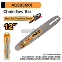 Chain Saw Bar (12") AGSB51201 Sparepart Bilah Lidah Mesin Gergaji Cgsli20128 Universal