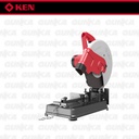 Heavy-Duty Cut-off Saw (14"/355mm 2300W) KEN-7614NX Mesin Cutting Wheel Chop Saw Potong Pipa Besi Tulang Listrik Durable Industrial High-Grade Milwaukee OEM