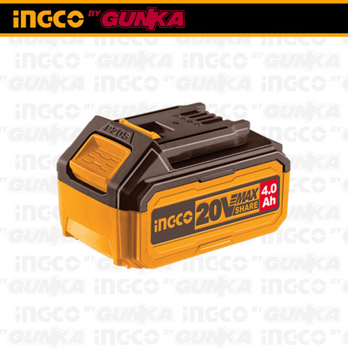 Baterai P20S (4.0 Ah) Power Tools INGCO FBLI2002-1 20V Li-Ion Battery Besar