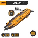 Mini Die Grinder (200W 149-Pcs Acc) MG2008 Tuner Bor Mini Kecil Gerinda Botol Ukir Kayu Potong PVC Pipa Poles Metal Listrik