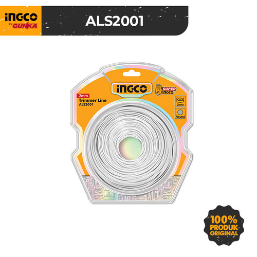 Trimmer Line (2.00 mm 1LB) ALS2001 Tali Senar Mata Mesin Potong Pemotong Rumput Auto-Feed For Cgtli20018 Cgtli20328 Cgtli20301 Cgtli203285 Cgtli203285