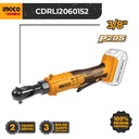 P20S Cordless Drive Ratchet (3/8" 2B1C 65Nm) CDRLI2060152 Mesin Pembuka Gagang Buka Baut Soket Kunci Wrench Square Drive Baterai Ex Cdrli2060152