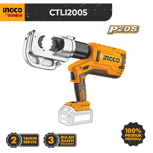 P20s Corldess Hydraulic Crimping (120kN) INGCO CTLI2005 Mesin Tang Press Hidrolik Skun Jepit Kabel Besar