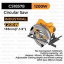 Circular Saw (7”) INGCO CS18578 Gergaji Putar Kayu Serkel Circle