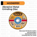 Grinding Disc 4.5"(115 mm) INGCO Mata Batu Gerinda Asah Poles Inch