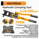 Hydraulic Crimping (70kN) INGCO HHCT01240 - Tang Press Skun Hidrolik