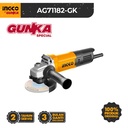 Angle Grinder (4"/100mm) INGCO AG71182-GK Mesin Gerinda Tangan 4 Inch