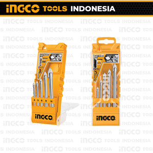 5-Pcs Glass Drill Bits (4-10mm) INGCO AKD7058 - Mata Bor Kaca Granit