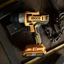 [UOL] P20S Cordless Drill (10mm, 45Nm) INGCO CDLI20024-UOL Bor Baterai Kayu Besi Unit Only