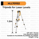Tripod Laser Level (1.2 m) INGCO HLLT01152 Cross Line Waterpas Digital