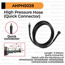 Pressure Hose (5m Quick Connector) INGCO AHPH5028 - Selang Jet Cleaner