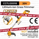 P20S String Grass Trimmer INGCO CGTLI20018 Mesin Potong Rumput Senar