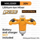 P20S Cordless Mixer (M14) INGCO MXLI2001 Mesin Pengaduk Mix Cat Semen